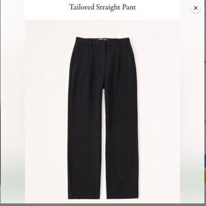 Abercrombie Tailored Straight Pant - Small (Black)